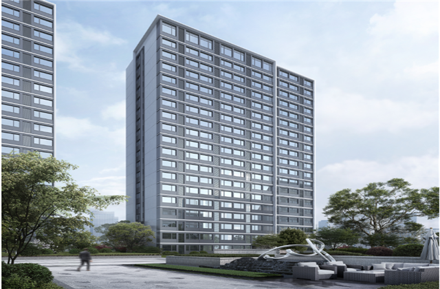 杭州市首座近零能耗住宅建筑临安环球360宸锦学府主体结顶